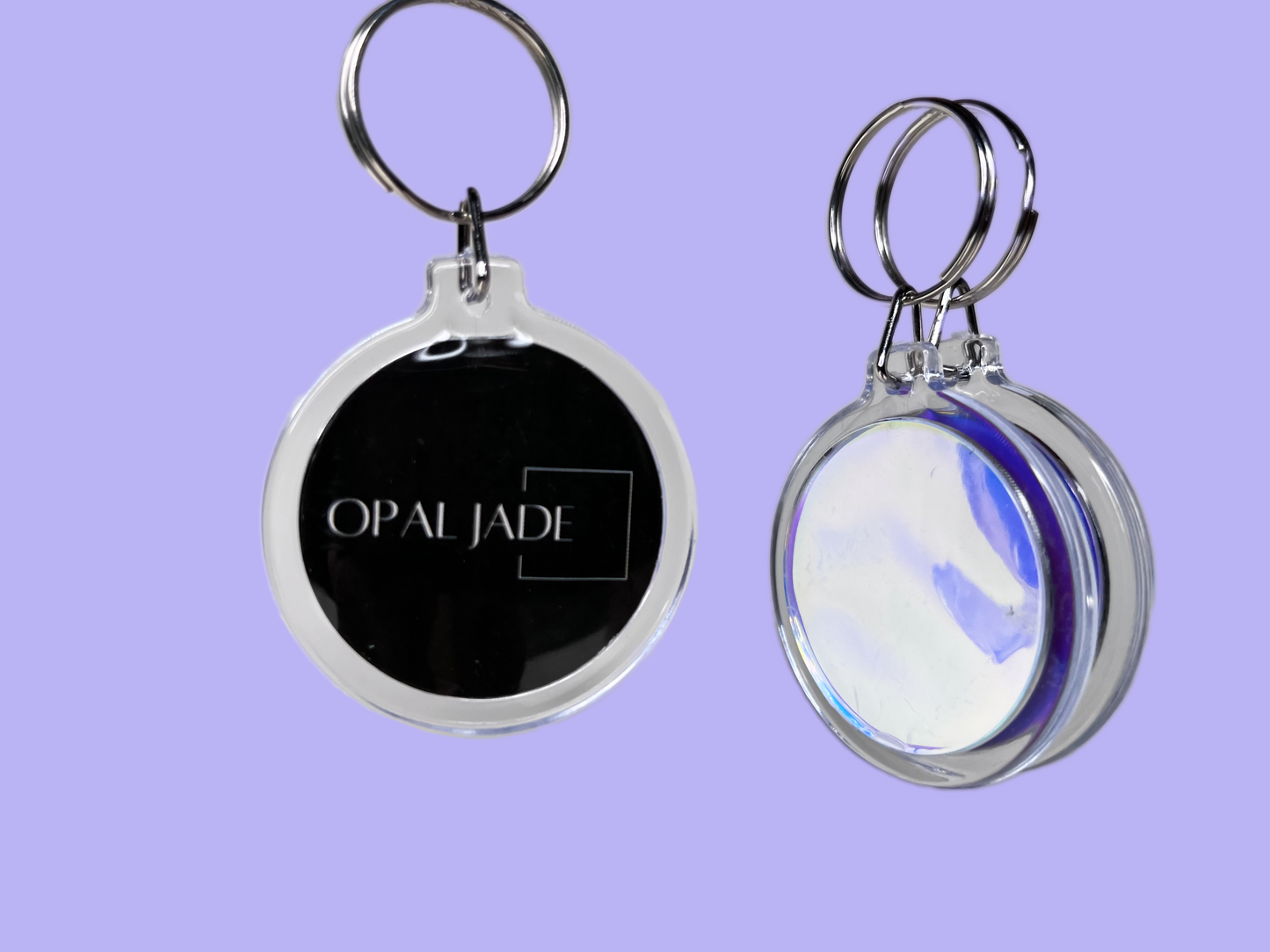 Opal Jade Keychain