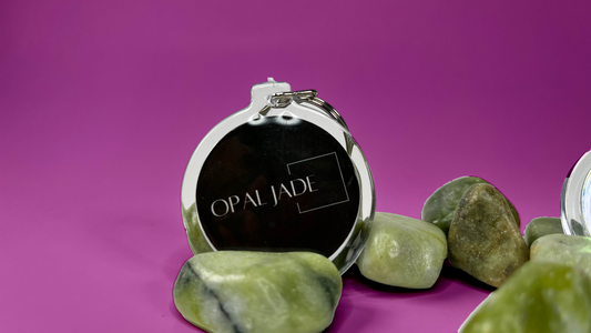 Opal Jade Keychain